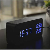 Часы сетевые настольные с будильником VST VST-862-5 c