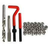 Набір для ремонту зламаної та пошкодженої різьби M8x1.25 Rewolt T1138C Комплект для відновлення різьби, фото 10