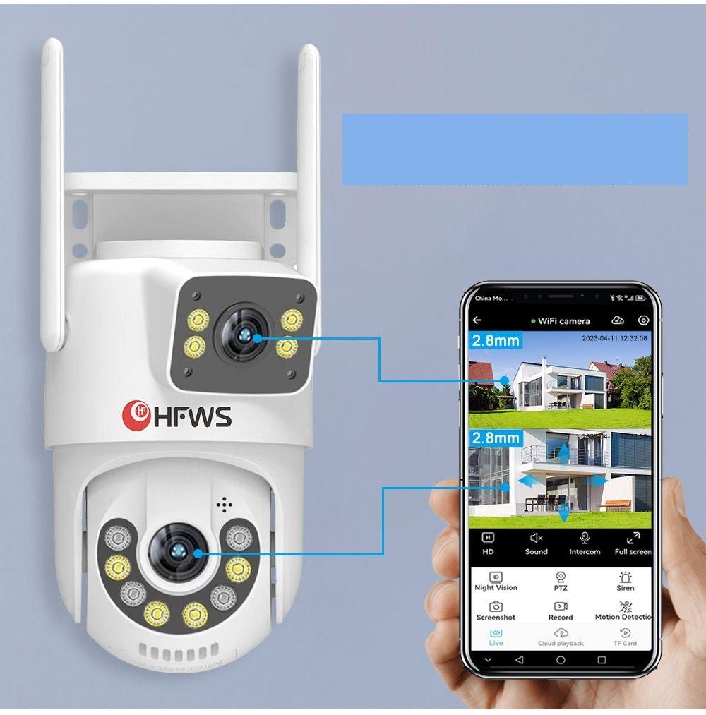 Охранная поворотная Wi-Fi IP Onvif камера HFWVISION  WSV10-20F 2Mp. O-KAM Pro
