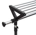 Стійка для одягу пересувна з нижньою полицею, фото 6