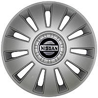 Колпаки Колесные R16 Nissan серые 4шт