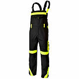 Напівкомбінезон чоловічий робочий, спецодяг роба захисна чорна, спецівка повсякденна, польша, фото 3