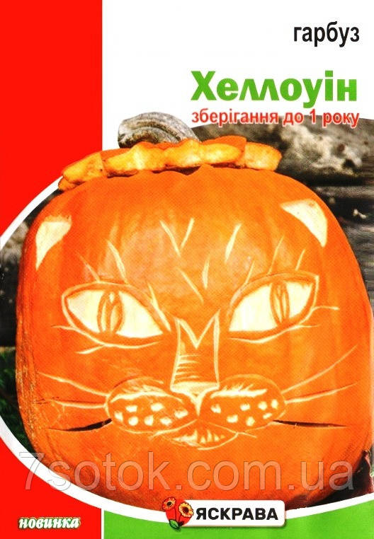 Насіння гарбуза Хеллоуін, ТМ Яскрава, 10г