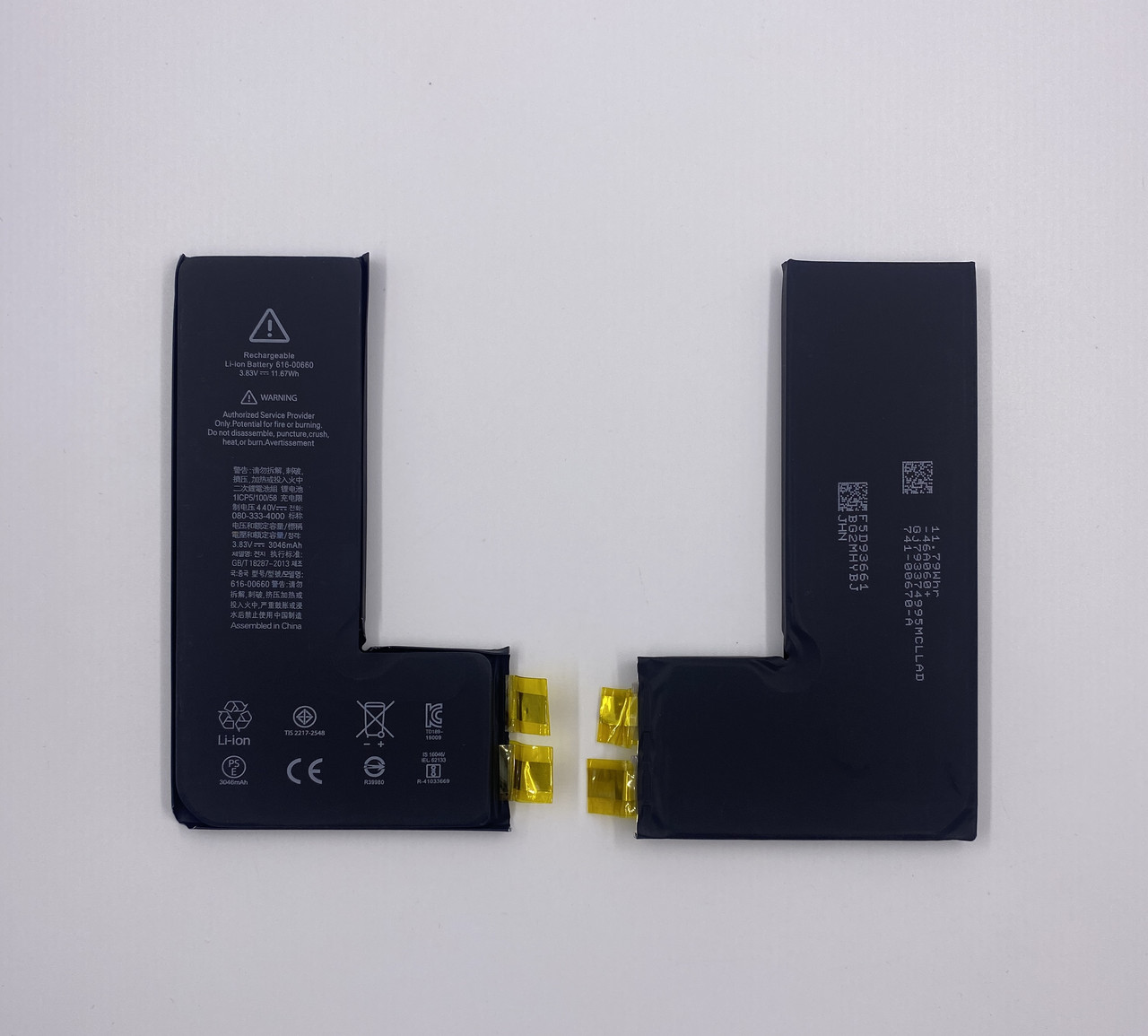 Аккумулятор Apple iPhone 11 Pro, (Li-ion 3.79V 3300mAh), емкость, без шлейфа, фото 1