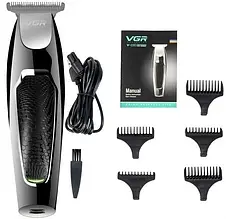 Машинка для стриження волосся, тример для бороди та вусів акумуляторна VGR V-030
