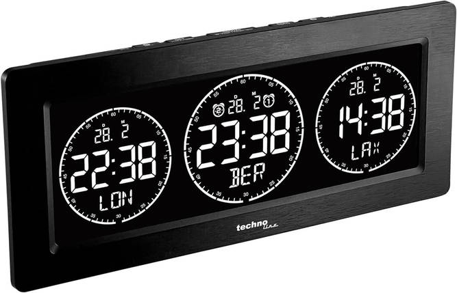 Годинник настільний Technoline WT458 (Black), фото 1