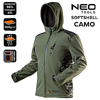 Куртка рабочая мужская NEO CAMO Softshell, размер M/50 (81-553-M)