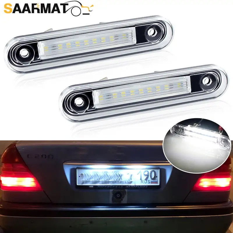 Штатна LED-підсвітка номера Mercedes W124 E-Klasa R129 SL-Klasa
