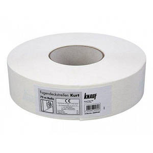 Стрічка KNAUF Kurt (Кнауф Курт) паперова для закладення швів, 50 мм*75 м