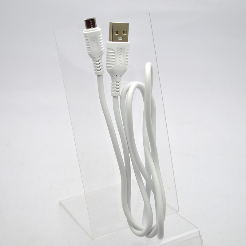 Кабель ANSTY Z-12-A Micro USB 2.4A 1M White, фото 2