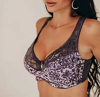Бюстгальтер Lanny mode 11693 90D сливовий фіолетовий м'яка чашка