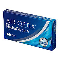 Линзы Alcon Air Optix plus HydraGlyde 6 шт (вибор диоптрии)