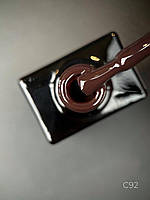 Цветной гель-лак (Дизайнер Профессионал) для маникюра и педикюра, 9 мл. "Классический коричневый" C92