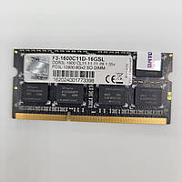 Оперативная память для ноутбука G.Skill SODIMM DDR3L 8Gb 1600MHz 12800s 2R8 CL11 (F3-1600C11D-16GSL) Б/У