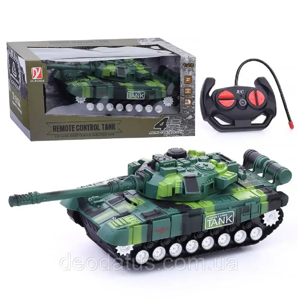 Танк на радіокеруванні акумулятор A8863-134 дитяча військова техніка два види, фото 1