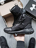 Чоловіче тактичне взуття Under Armour Hovr outdoor storm proof. Чорні високі берці., фото 6