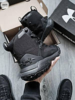 Чоловіче тактичне взуття Under Armour Hovr outdoor storm proof. Чорні високі берці., фото 3