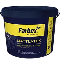 Краска латексная "Mattlatex" Farbex 4,2 кг (повышенная прочность и износостойкость)