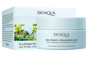 Крем проти зморшок з екстрактом фенхелю та гіалуроновою кислотою Bioaqua Sea Fennel Hyaluronic Acid Cream, 60 g