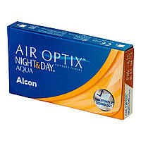 Линзы Alcon Air Optix Night&Day AQUA , диоптрия -5, 8.6 3 линзы