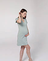 Сорочка для вагітних та годуючих грудьми матусь (фісташковий), фото 2
