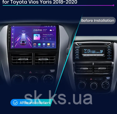 Junsun 4G Android магнітолу для Toyota Yaris Vios 2017-2020