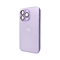Чохол для смартфона AG Glass Matt Frame Color для iPhone 12 Pro Max Light Purple