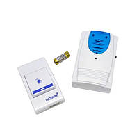 Дверной звонок от батареек Luckarm Intelligent 8203 беспроводной. MF-970 Цвет: голубой skl