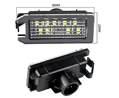 Штатна світлодіодна LED-підсвітка номера Джип Jeep Grand Cherokee Compass Patriot Fiat 500 Dodge Viper