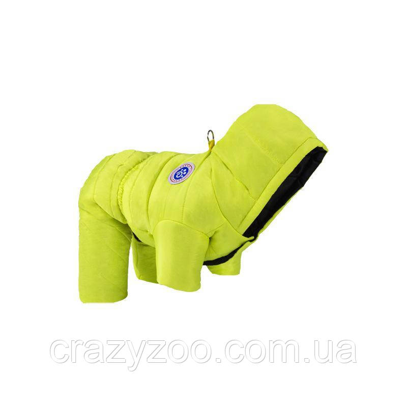 Комбінезон для собак та котів EcoToys Grass Green лимонний XXL