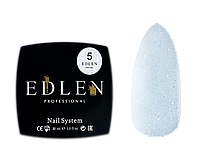 Полигель наращивание для ногтейм Edlen Poly gel №5 пастообразный молочный с золотым шиммером, 30 мл