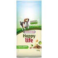Сухий корм для собак усіх порід Happy Life Adult with Salmon Хеппі Лайф Лосось, 15 кг
