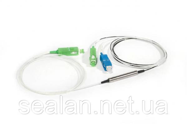 Суматор оптичний PON FWDM SC/UPC (1310/1490 SC/UPC)+1550 SC/APC ValCord