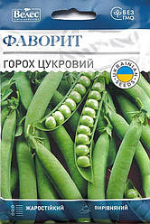 Насіння гороху цукрового Фаворит 40г ТМ ВЕЛЕС