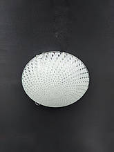 Світильник настінно-потолочный 2 лампи білий з орнаментом 30 см