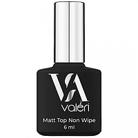 Матовый топ без липкого слоя Valeri Top Matt Non Wipe 6 мл original