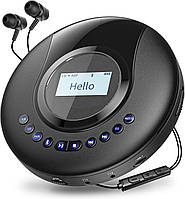 Портативный CD MP3 плеер Arafuna с Bluetooth TF FM 2000 мАч