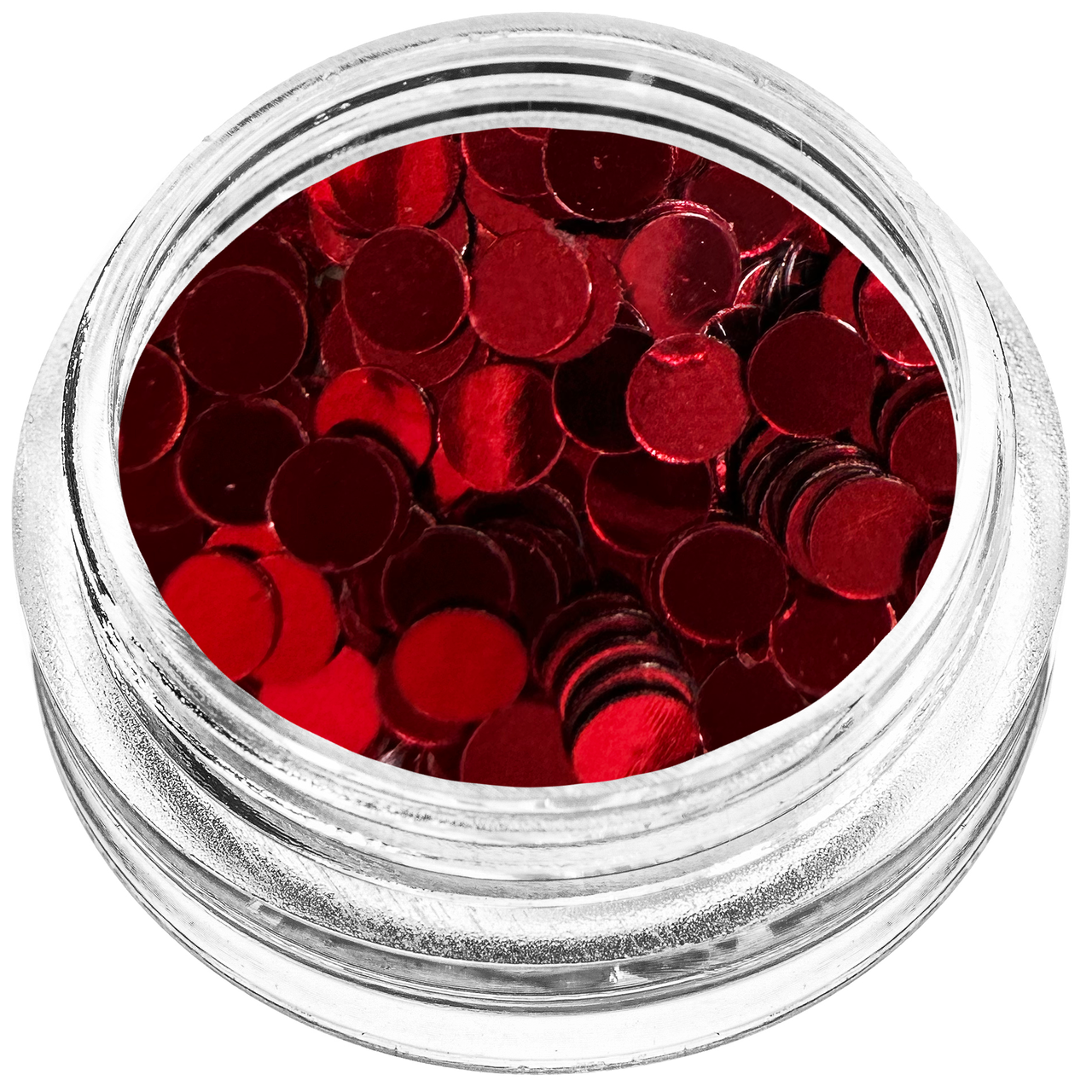 Кружечки для декору, червоні великі