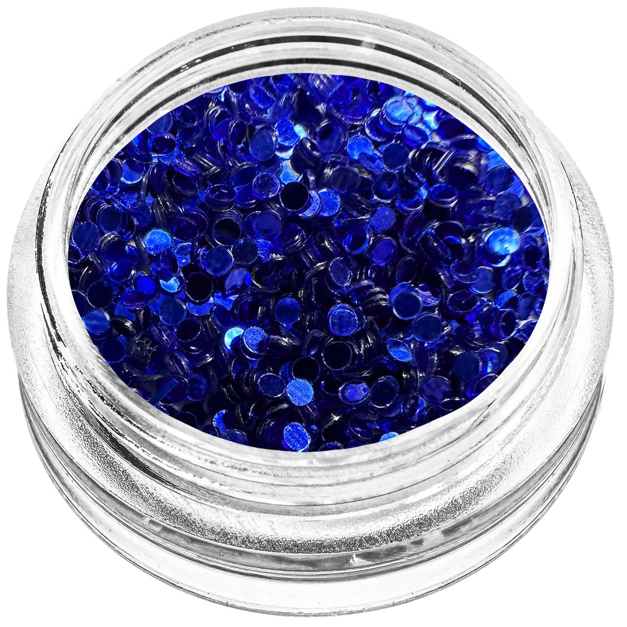 Кружечки для декору, сині дрібні