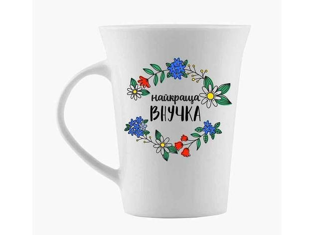 Чашка Luminarc "Найкраща внучка" 1825, 360мл циліндричної форми + коробка Kvarta, фото 1
