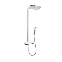 Raindence E Душова система Showerpipe 360 1jet.EcoSmart з термостатом.білий\хром(Hansgrohe)