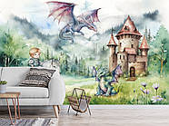 Фотошпалери дитячі 3д на стіну плівка Oracal в дитячу "Звільнення принцеси", фото 9