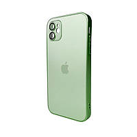 Чохол для смартфона AG Glass Matt Frame Color Apple iPhone 11 Light Green
