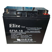Акумулятор АК - ELITE LUX 12V 18A .dr