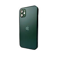 Чохол для смартфона AG Glass Matt Frame Color Logo for Apple iPhone 11 Cangling Green