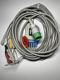 ЕКГ кабель на 5 відведень до монітора пацієнта Mindray iMEC 10/12, uMEC 8/10/12, фото 2