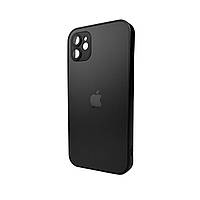 Чохол для смартфона AG Glass Matt Frame Color Logo for Apple iPhone 11 Graphite Black