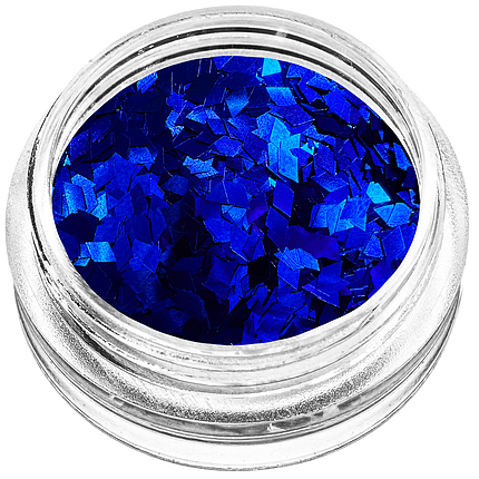 Ромби конфеті для декору сині, фото 1