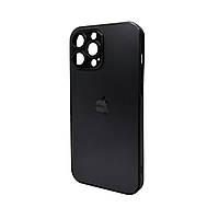 Чохол для смартфона AG Glass Matt Frame Color Logo for Apple iPhone 13 Pro Max Graphite Black