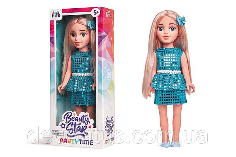 Лялька блондинка в нарядній сукні 46 см KH40/001 Beauty Star Party Time, фото 1